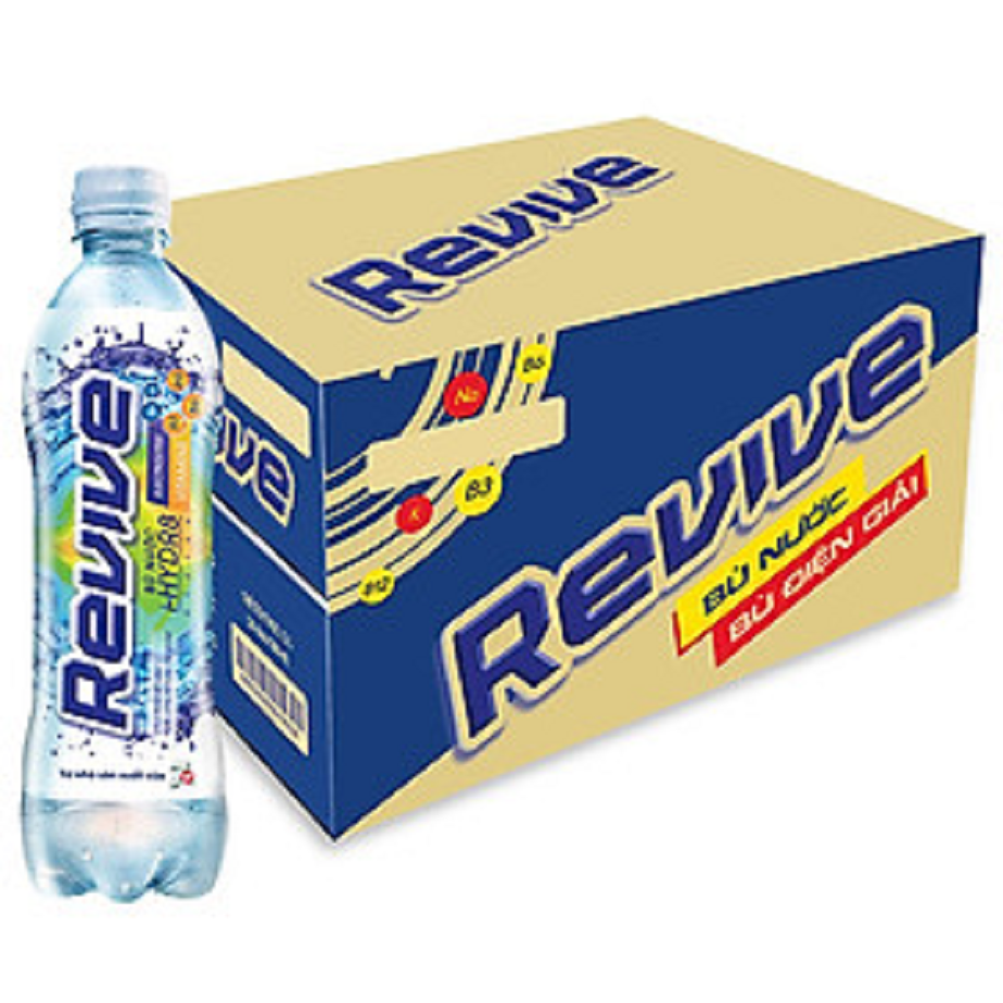 Thùng 24 chai Nước Bù Khoáng Revive 500ml