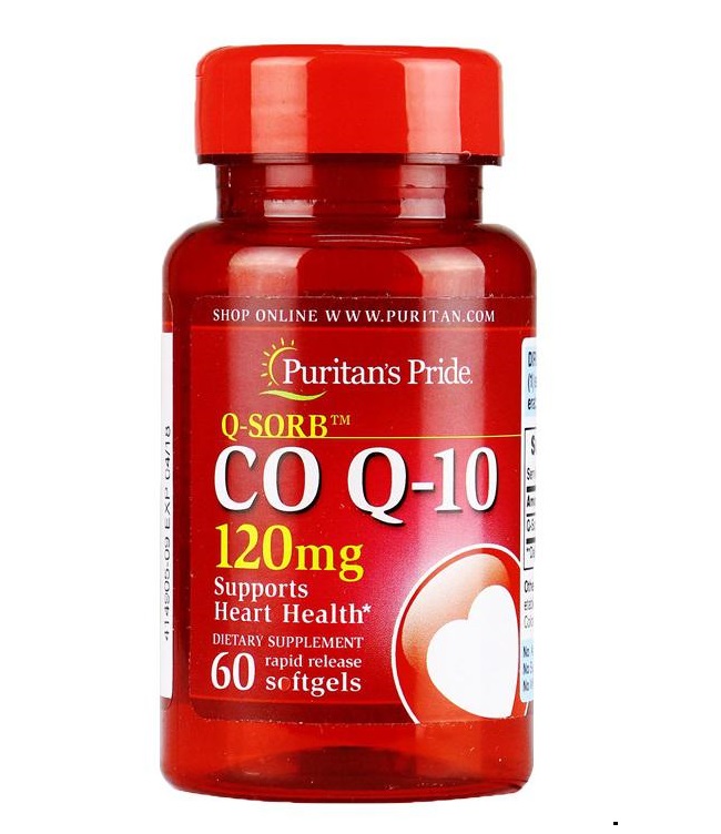 Viên uống hỗ trợ tim mạch Puritan's Pride CoQ10 120mg 60 viên