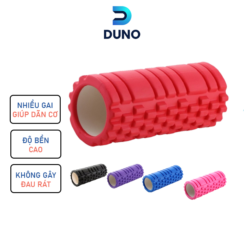 Con Lăn Foam Roller Massage DUNO, Dãn Cơ Tập Gym, Thể Hình Cao Cấp