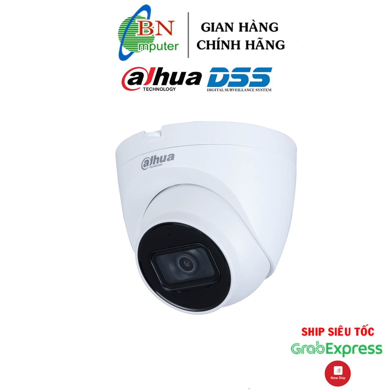 Camera IP Starlight HDW 2431TP-AS 4.0Megapixels tích hợp mic