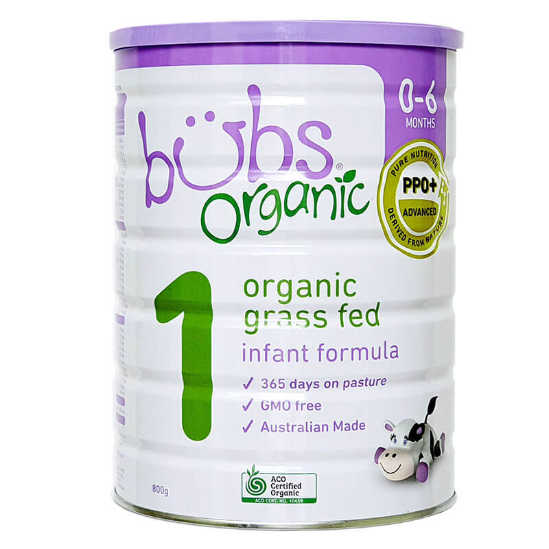Sữa bubs organic số 1 800g date 10/2021