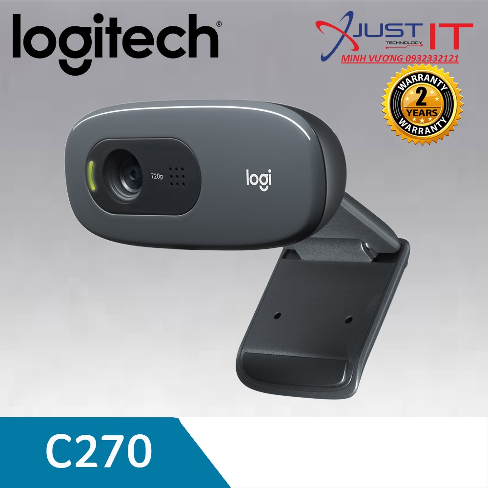Webcam Logitech C270 là sản phẩm tuyệt vời cho những người yêu thích giao tiếp trực tuyến. Với độ phân giải HD 720p và khả năng chụp ảnh 3 megapixel, bạn sẽ có những cuộc gọi video chất lượng và rõ nét. Hơn nữa, thiết kế nhỏ gọn và dễ sử dụng sẽ đem tới cho bạn sự tiện lợi và thoải mái khi sử dụng.