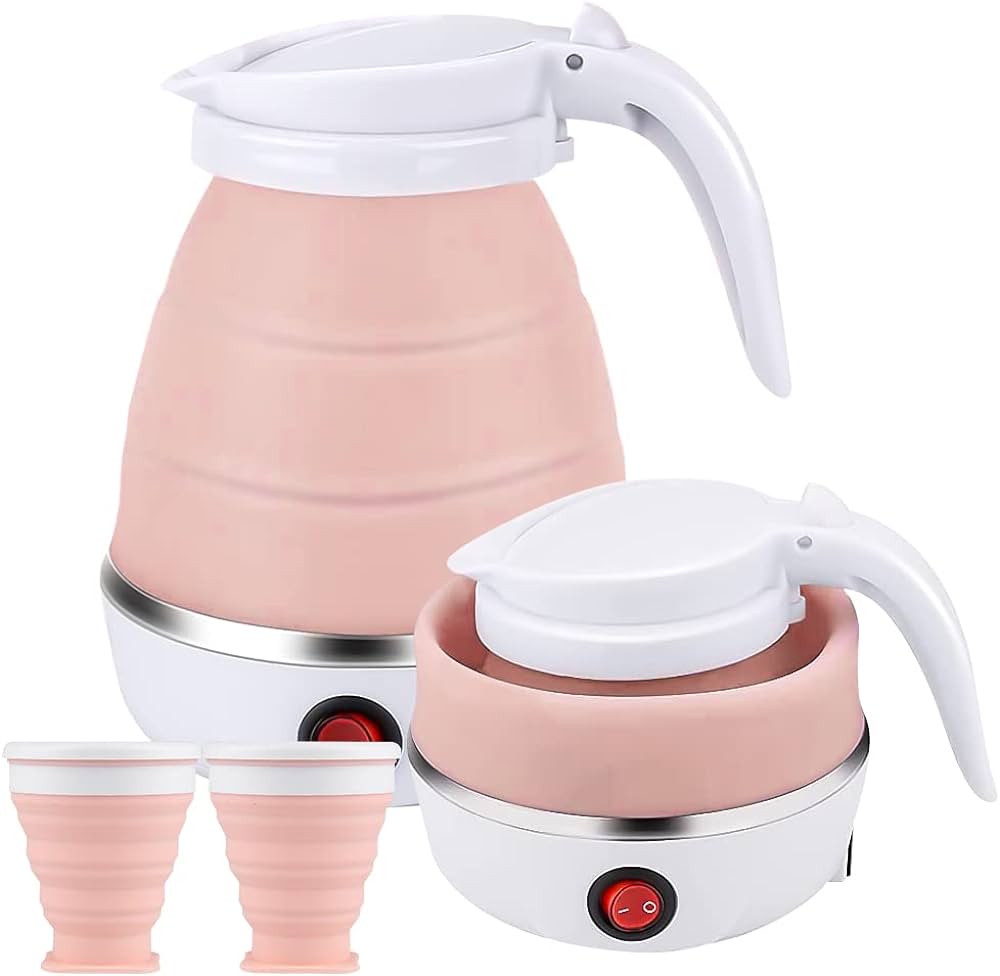 Ấm đun nước gấp gọn du lịch 600ml