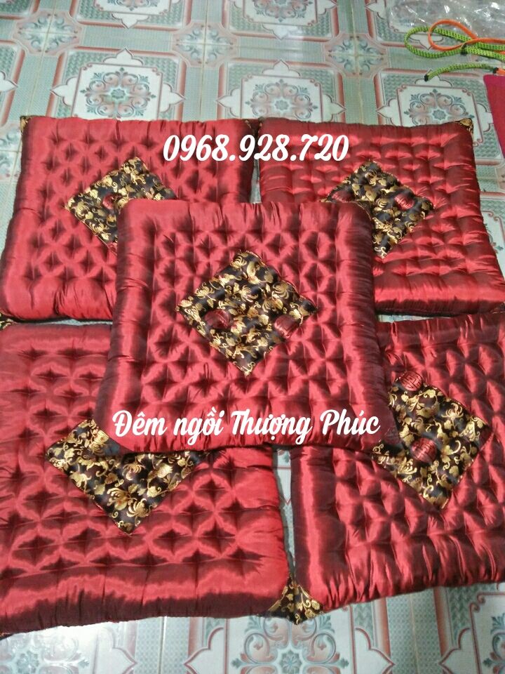 Combo 5 đệm ngồi bệt size 50x50x5 cm