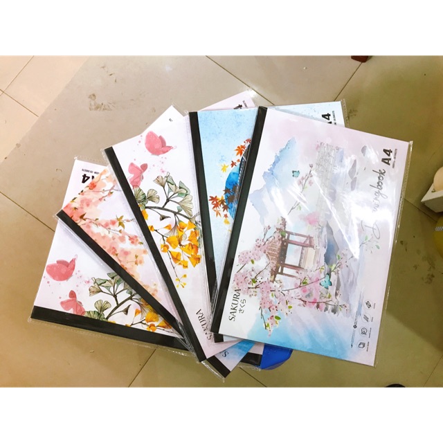 Vở vẽ Sakura A4 20 tờ