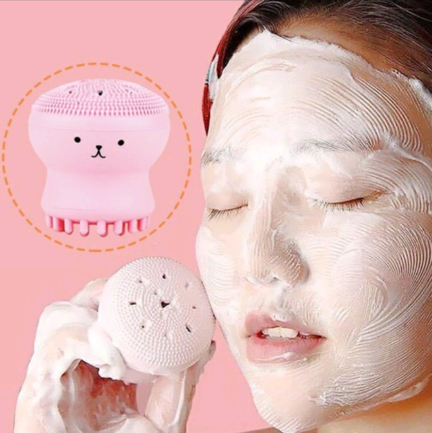 Bạch tuộc rửa mặt silicon
