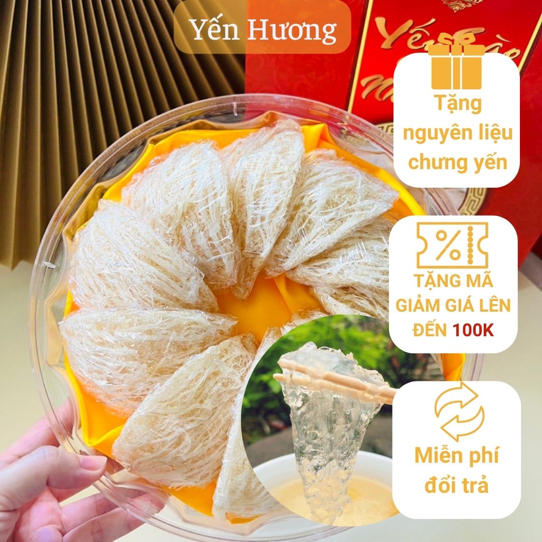 Tổ yến sào tinh chế loại 1 cao cấp yến hương yến sào nha trang khánh hòa 100gr