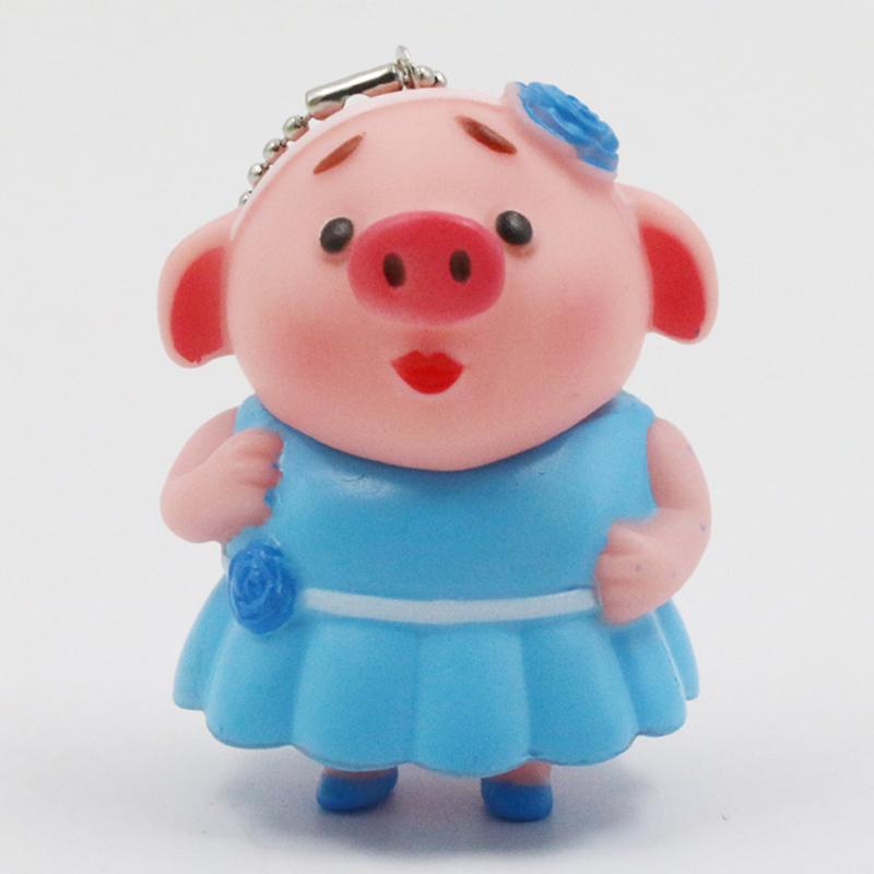 Móc khóa con heo siêu dễ thương