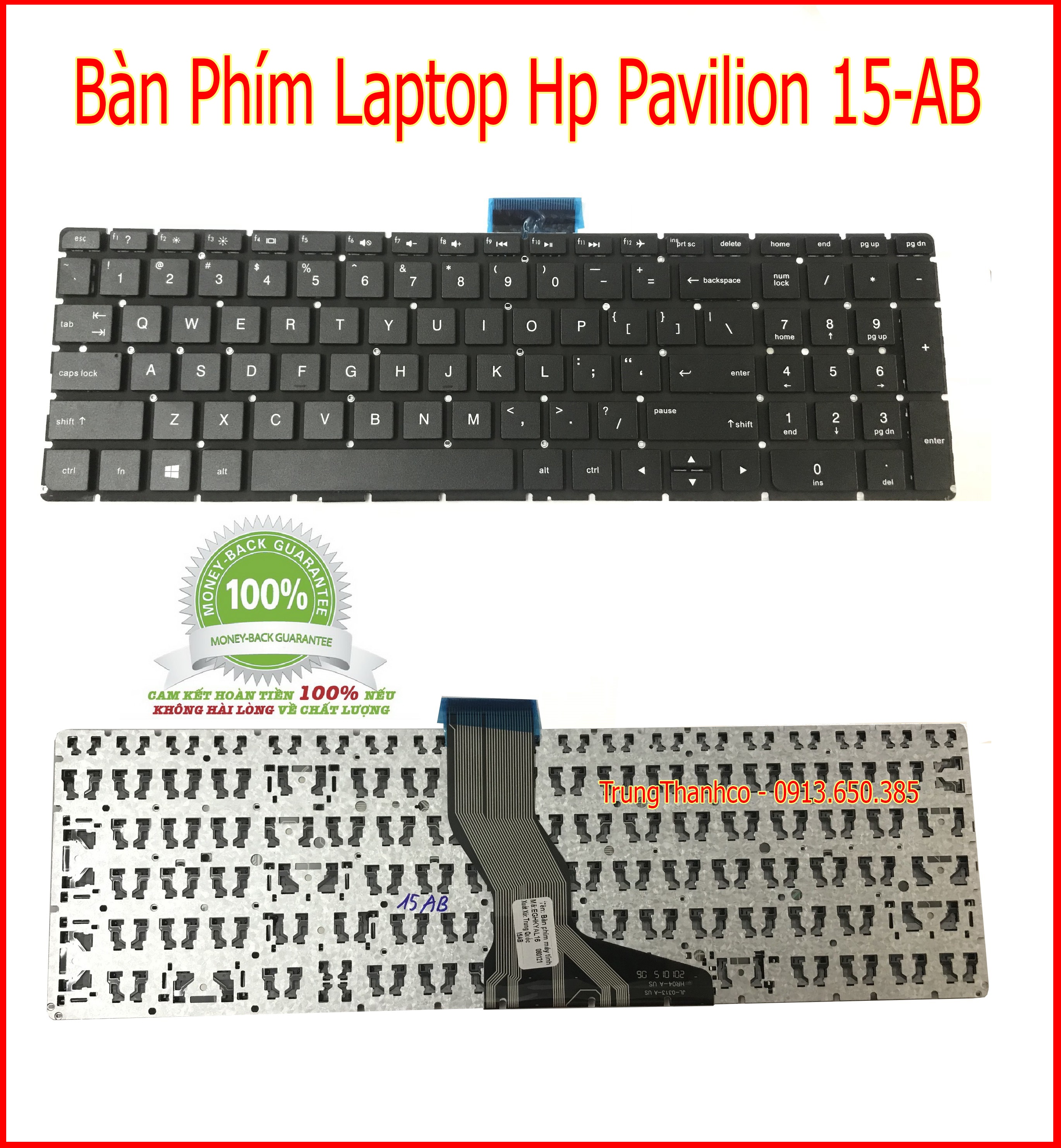 Bàn Phím Laptop Hp Pavilion 15-AB