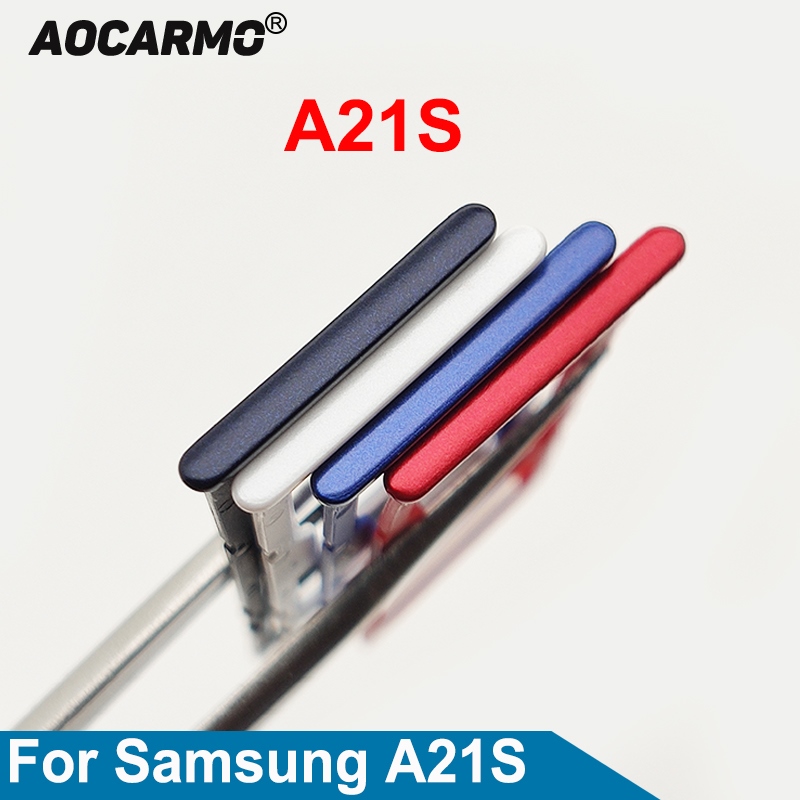 CW Aocarmo Sim Card Slot Tray SD Reader Holder For Galaxy A21S A217 SIM