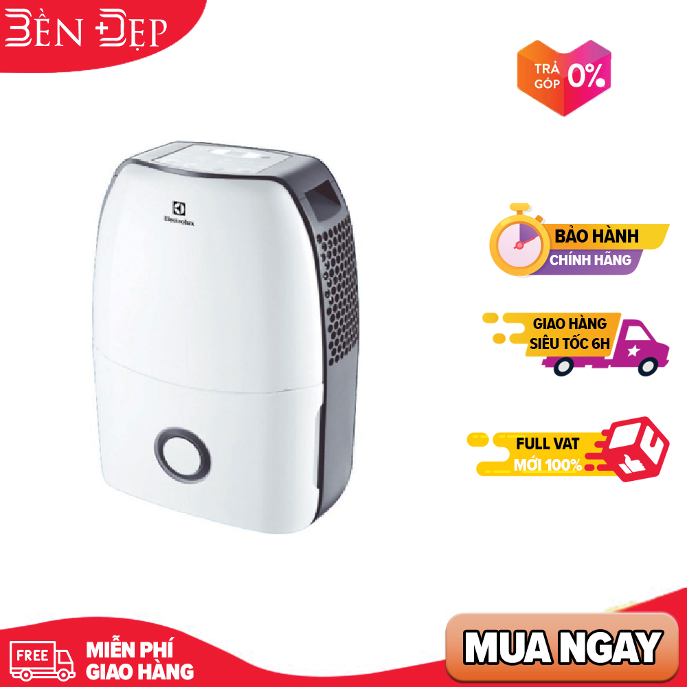 Hút ẩm electrolux edh12sdaw bình chứa 3.3 lít công suất lọc 12l/ngày