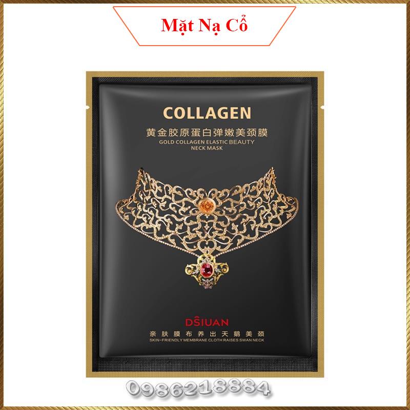 Mặt nạ chăm sóc da cổ Dsiuan Collagen Elastic Beauty Neck Mask D9769