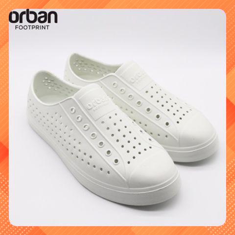[Urban] Giày nhựa lỗ URBAN đi mưa - Trắng trơn