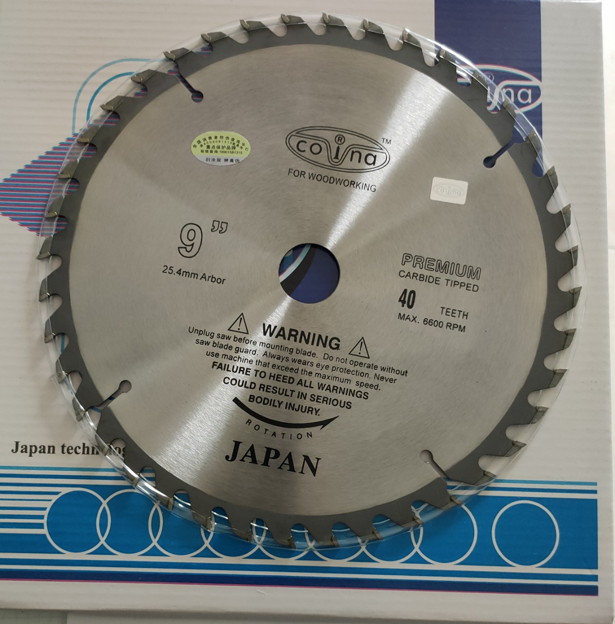 Lưỡi Cắt Gỗ Covina 230-40 Răng(2 tất3)