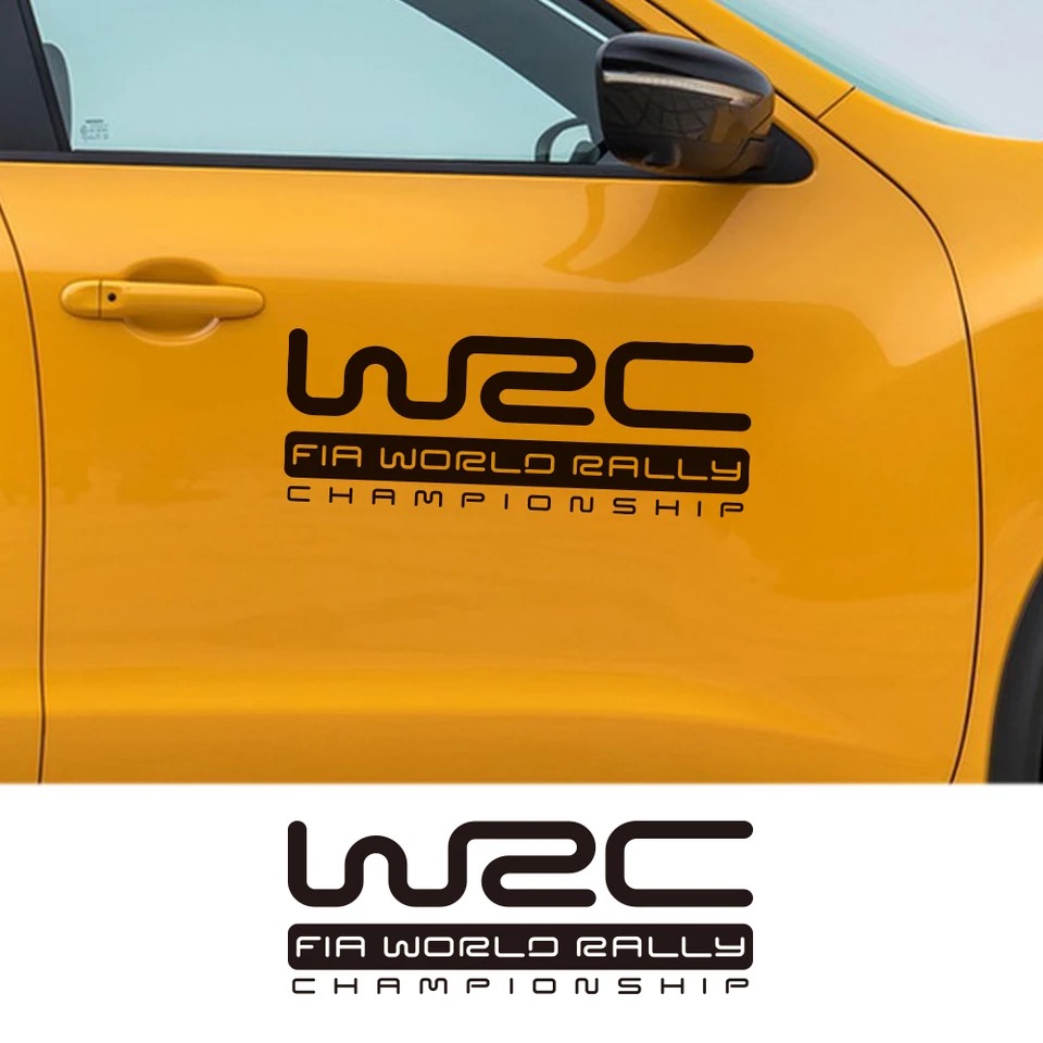 Tem dán cửa xe ô tô wrc