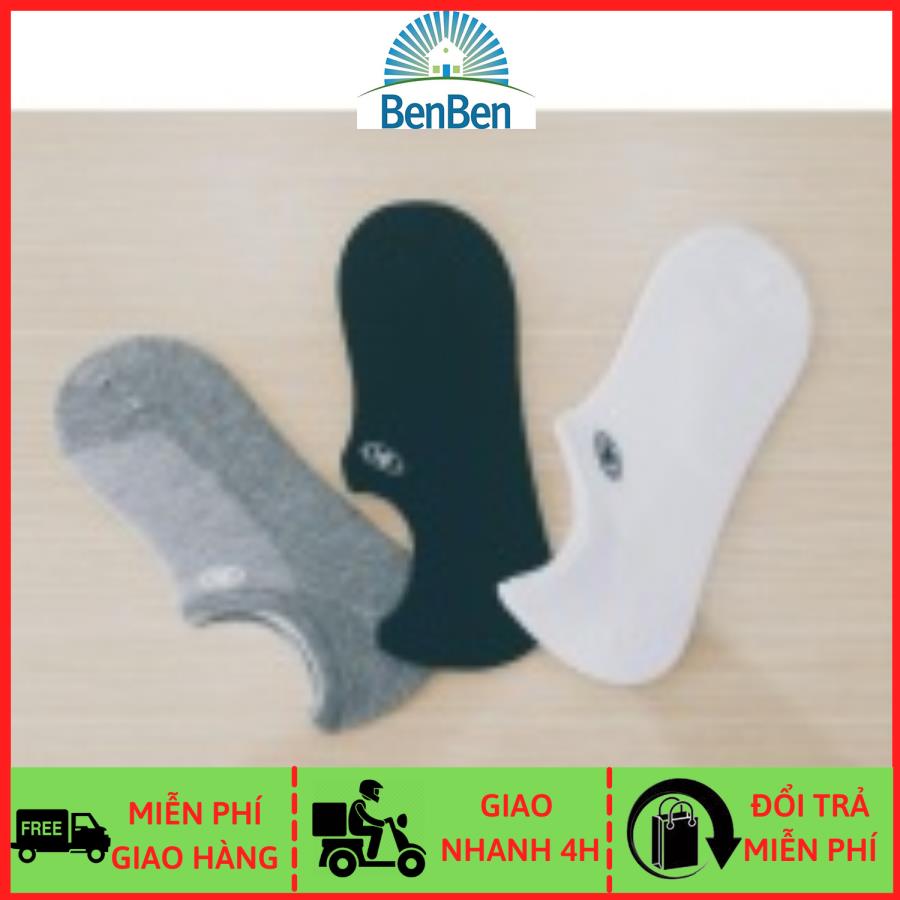 Combo 3 đôi vớ nam nửa chân, hàng Việt Nam dày tốt.