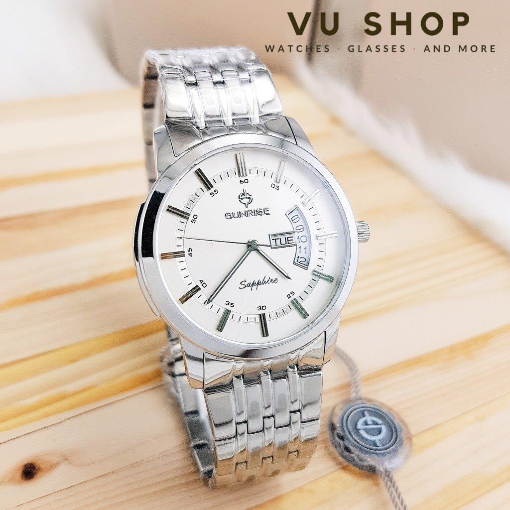 Đồng hồ nam sunrise dm767swa - kính sapphire