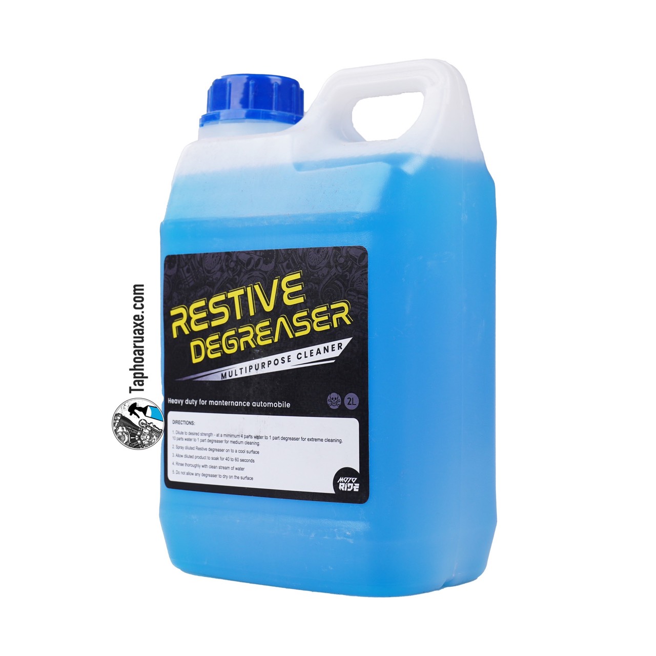 Dung dịch tẩy rửa vệ sinh Restive Degreaser 2L tặng 1 cọ rửa xe