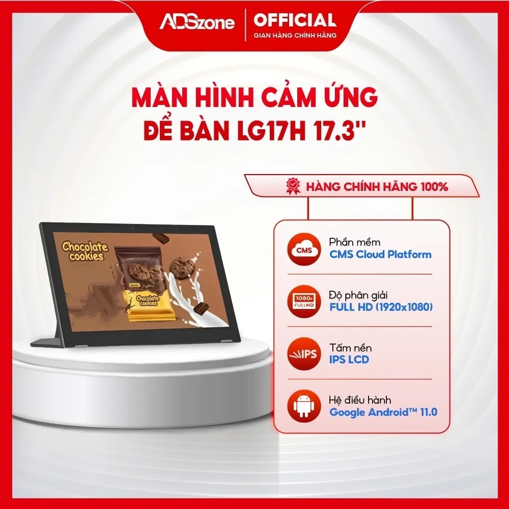 L-Shaped Display Tablet – Full Hd Ips Touch Screen – Lg Display A+ – 4Gb+64Gb – Android 11 – for Reception/Showroom Use – Adszone Giá 99,999,999 Đồng*Miễn phí vận chuyển