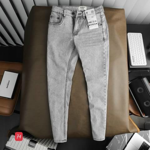 Quần jeans nam mẫu mã rách hot trend màu xám bạc trơn cao cấp hàn quốc, chất liệu jean mềm, dày dặn, co giãn tốt, chuẩn men siêu rẻ và đẹp (size 28-34) Menshopps Jean18