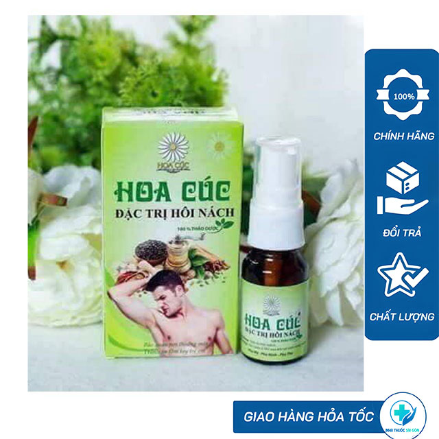 Xịt khử mùi Hôi Nách Hoa Cúc - Khử Mùi hiệu quả -kèm phiếu bảo hành