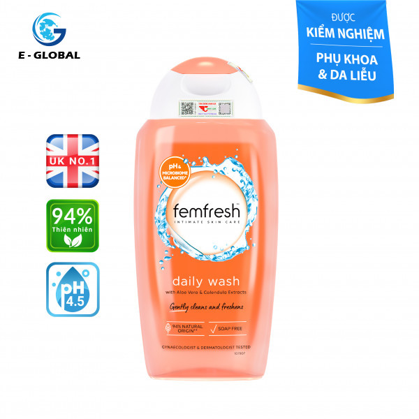 Dung dịch vệ sinh phụ nữ femfresh daily intimate wash 250ml - daily wash