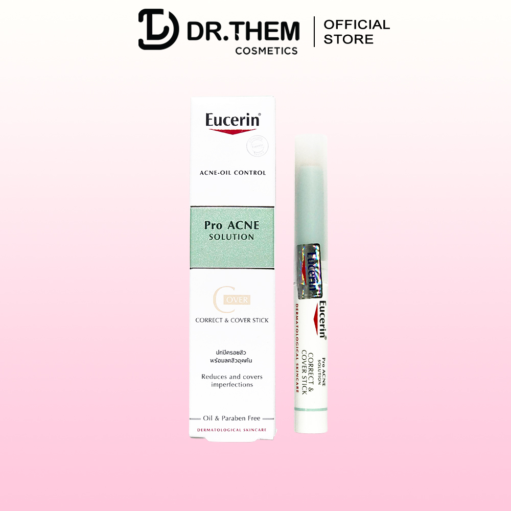 Bút Che Khuyết Điểm Eucerin Pro Acne Correct & Cover Stick 2g