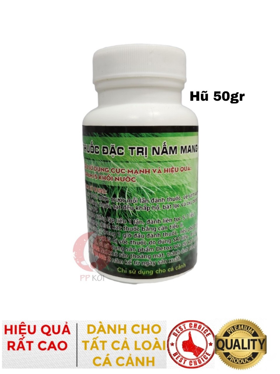 Diệt nấm mang cho cá - hủ 50gr