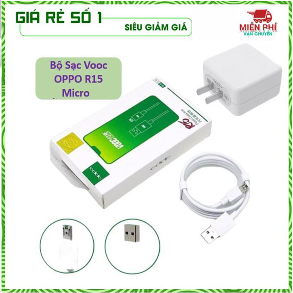 Bộ sạc vooc oppo r15 - 5v 4a - cam kết loại xịn - sạc oppo f9, f11
