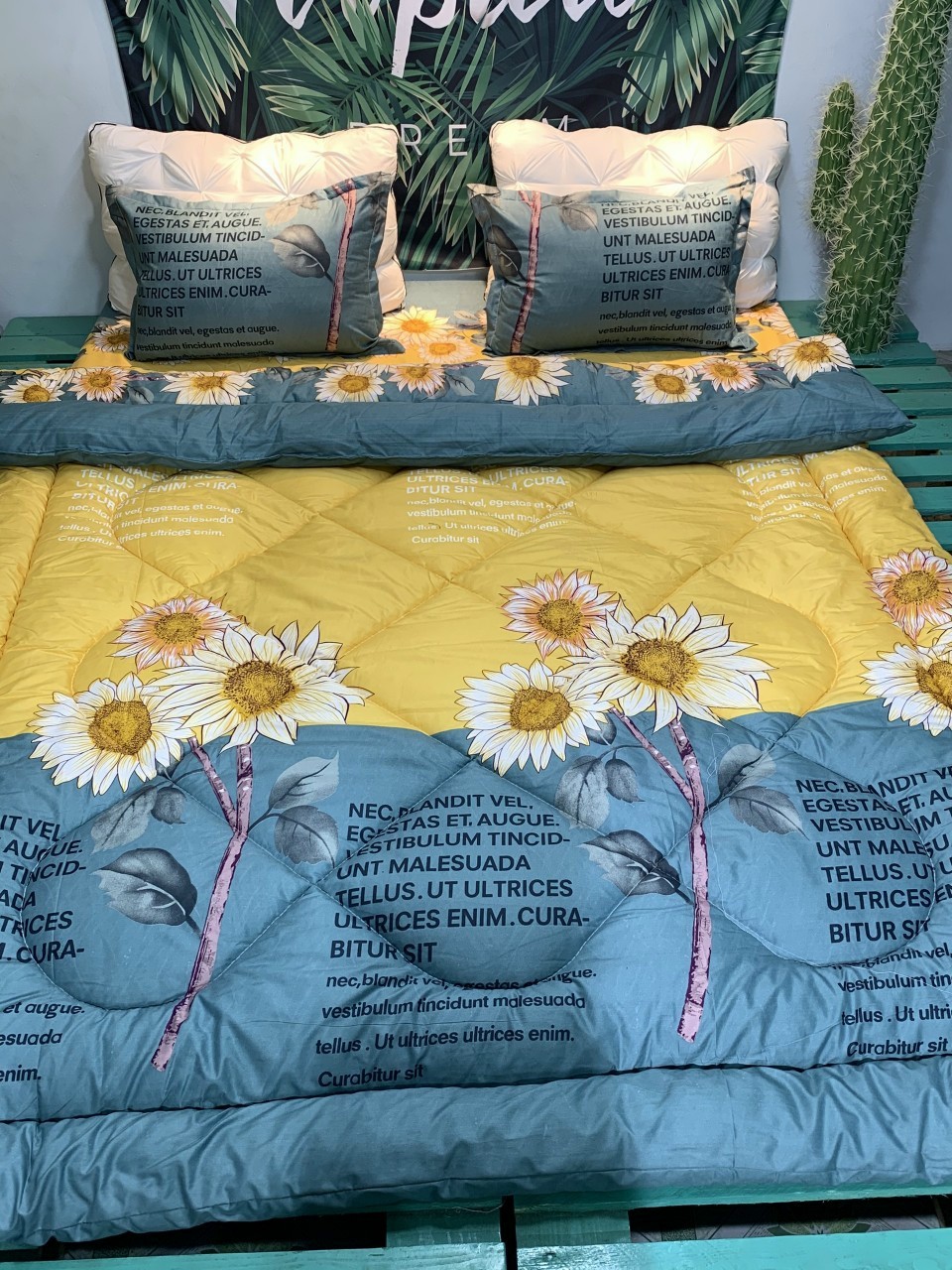 Bộ ga giường hoa hướng dương