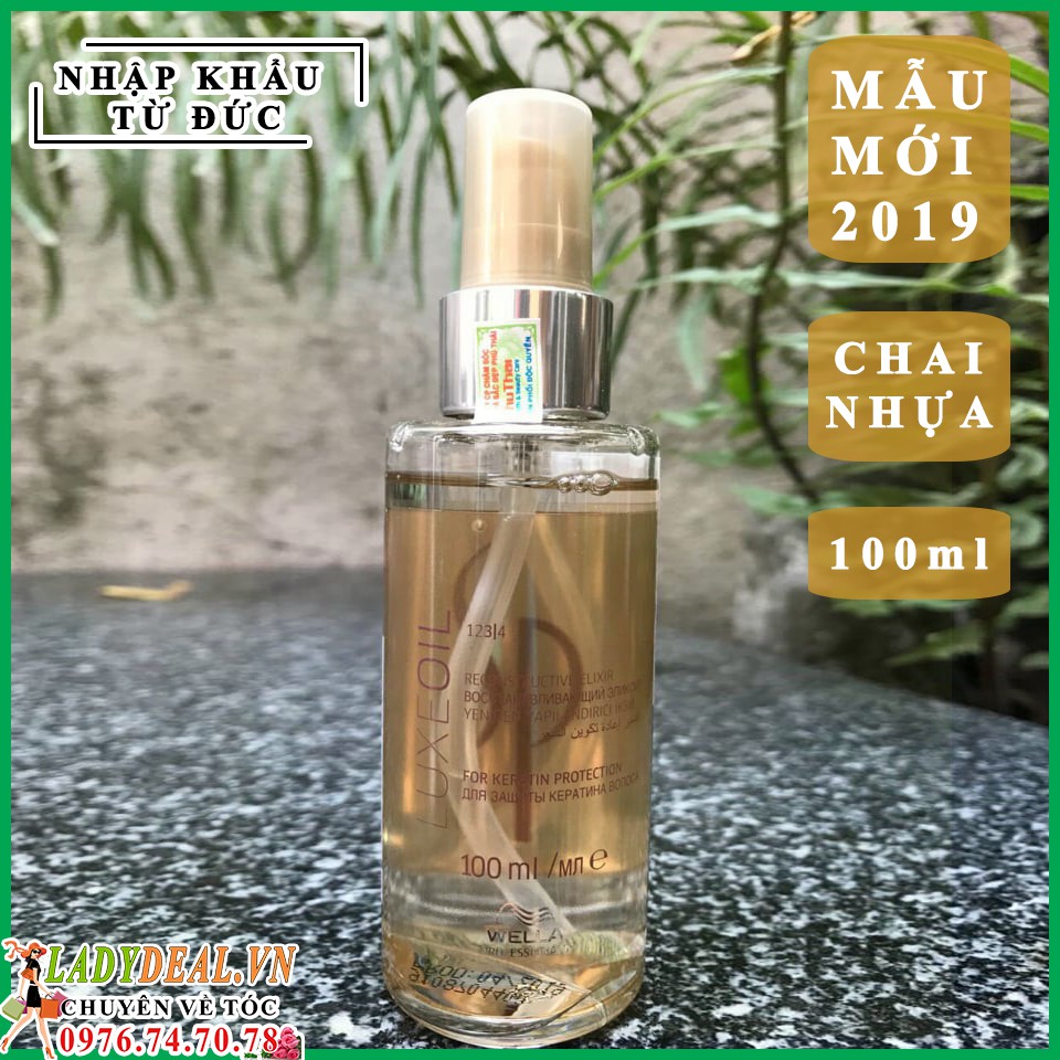 Tinh dầu phục hồi tóc wella sp keratin 100ml