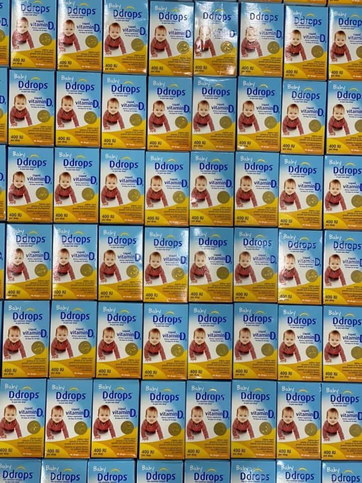 Baby ddrop vitamin d3 90 giọt cho trẻ sơ sinh