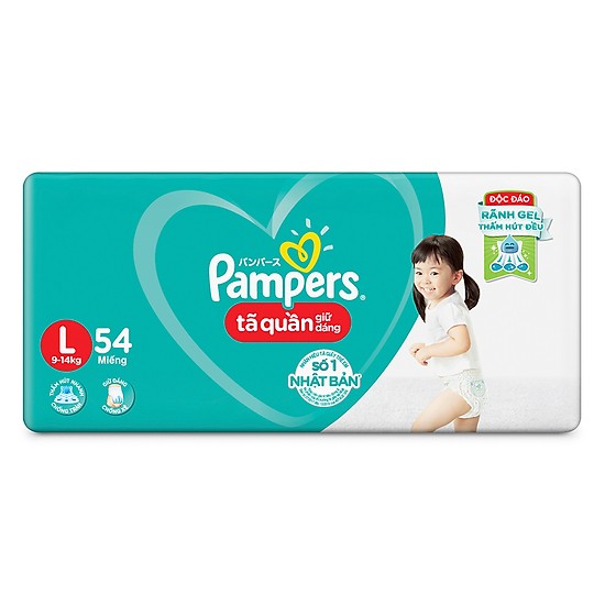 Tã quần pampers giữ dáng mới gói đại l54