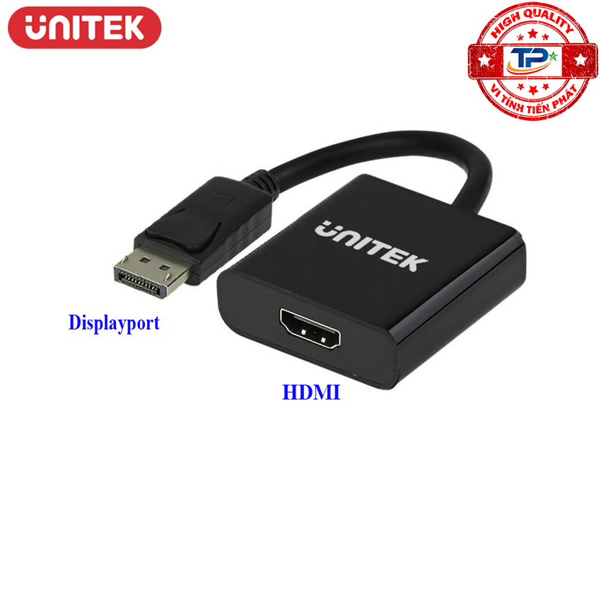 Bộ Chuyển Displayport to HDMI Unitek Y-5118DA phân giải FULL HD