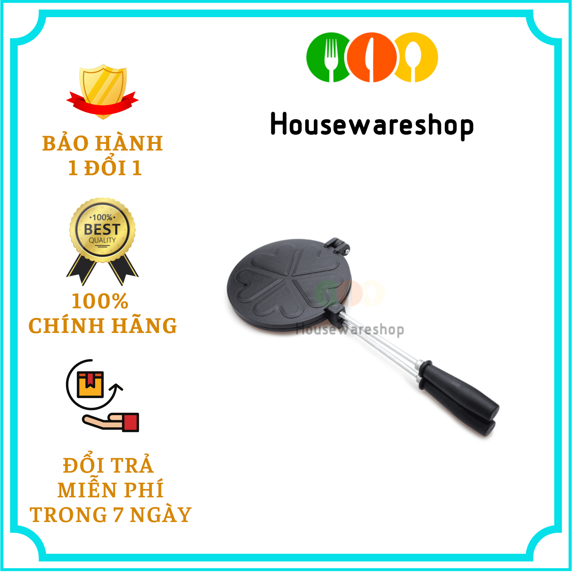 Khuôn làm bánh kẹp tàn ong chống dính Dragon