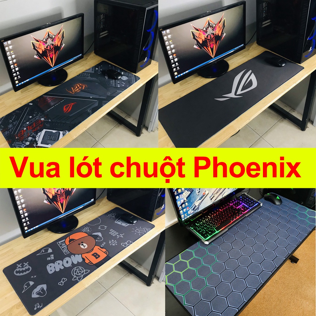Lót chuột cỡ lớn 80x30cm chuyên game chống trơn trượt siêu bền siêu rẻ