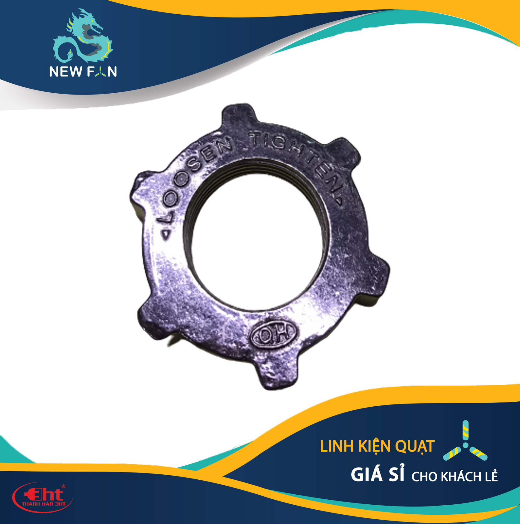 Chặn lồng quạt bằng nhôm