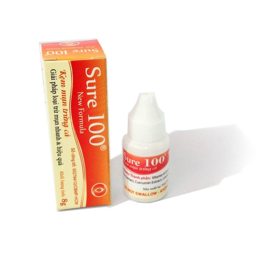 kem mụn trứng cá và sẹo thâm SURE 100