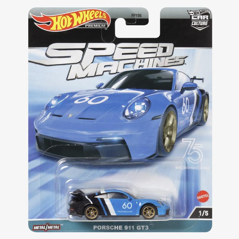 Xe mô hình Hot Wheels Speed machines Porsche 911 GT3