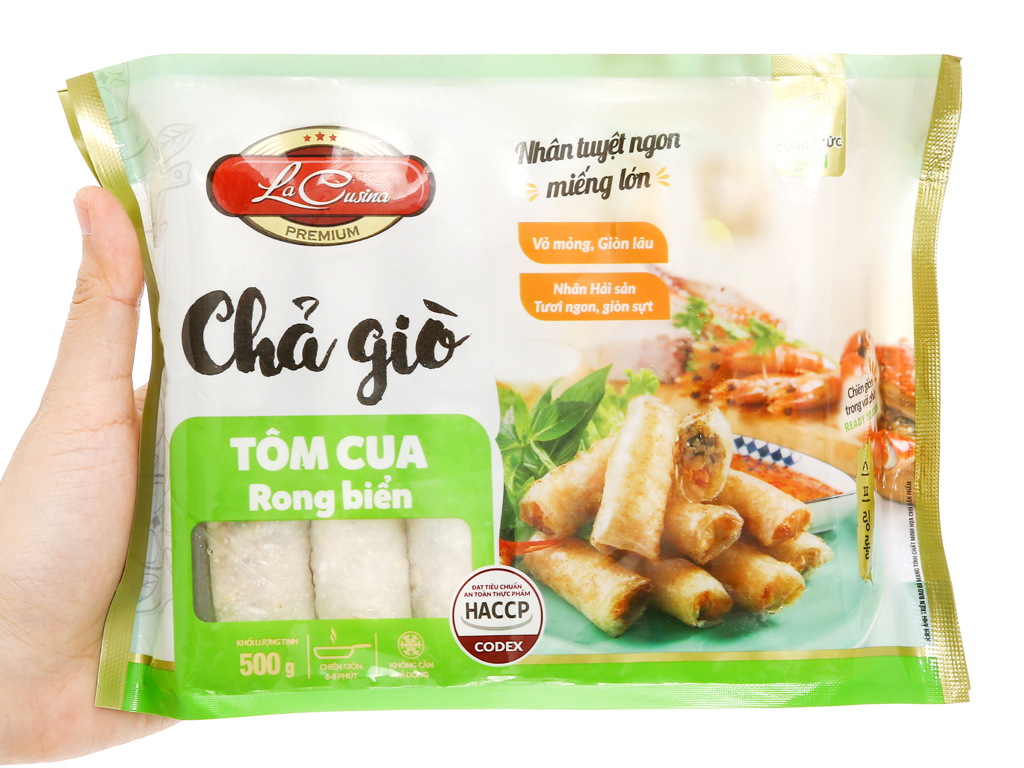 Chả giò tôm cua rong biển la cusina
