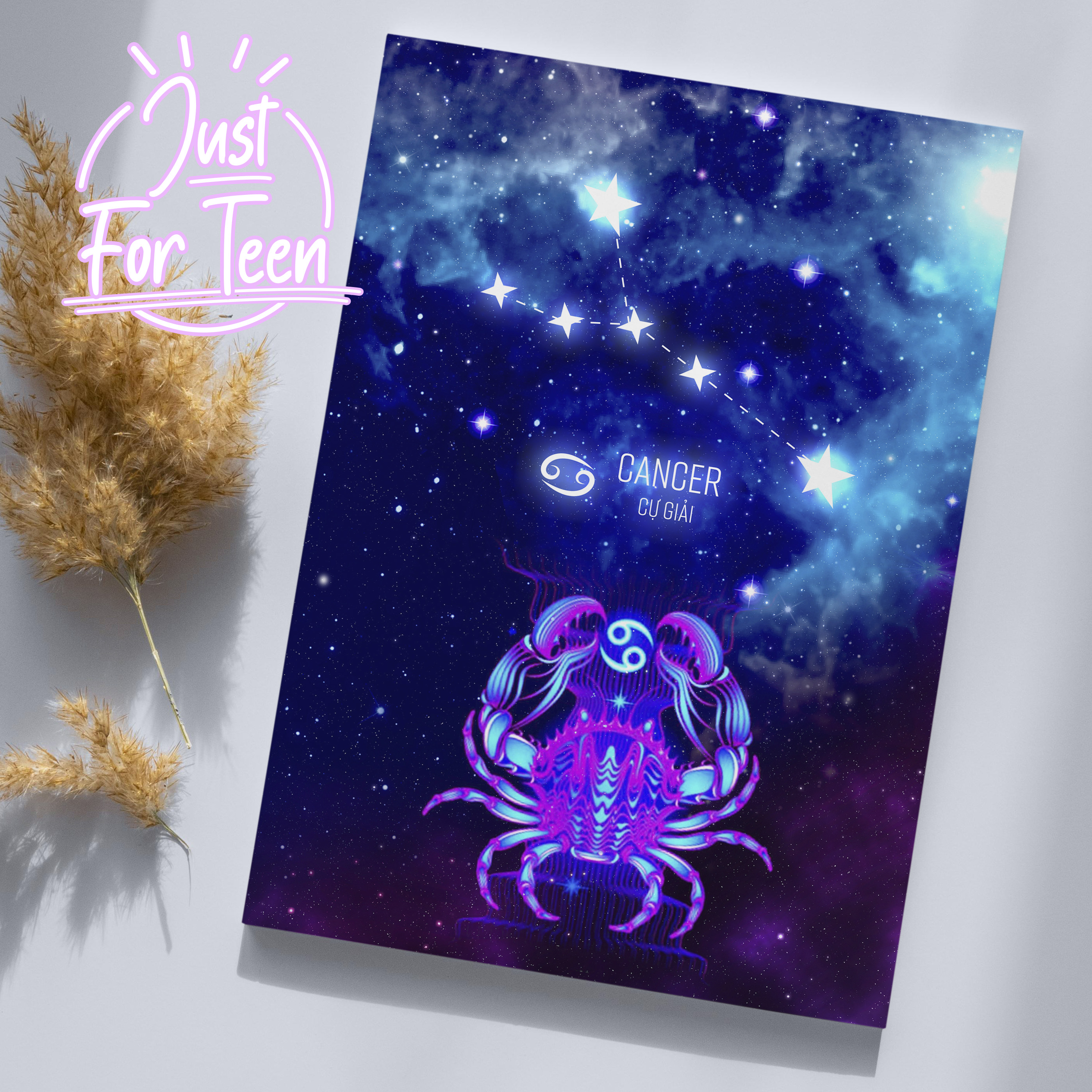 [HOT] Giấy bọc vở giấy bao tập cung hoàng đạo Zodiac Cancer - Cự Giải (22/6 – 22/7)