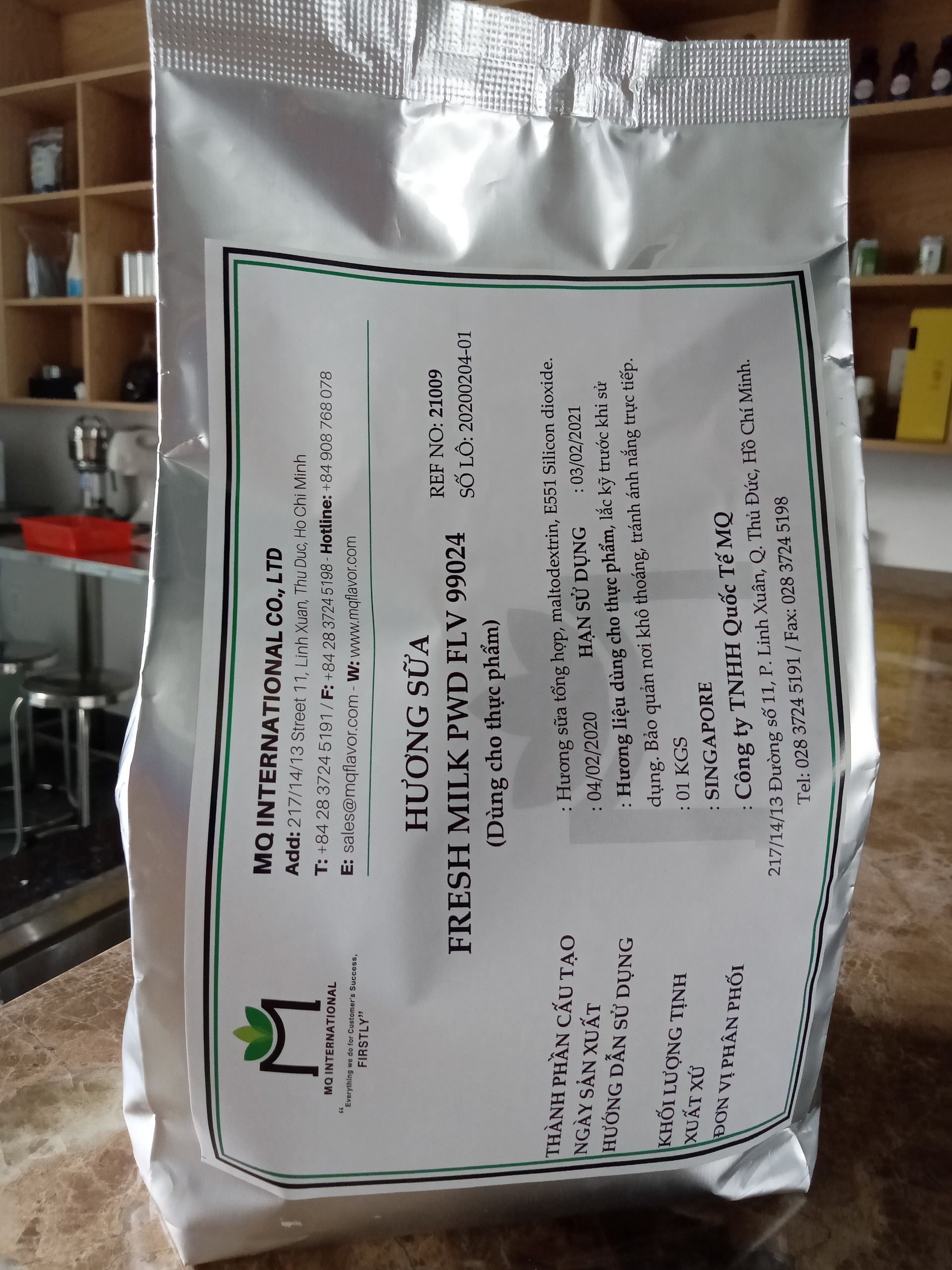 Bột hương sữa 1kg - hương liệu thực phẩm