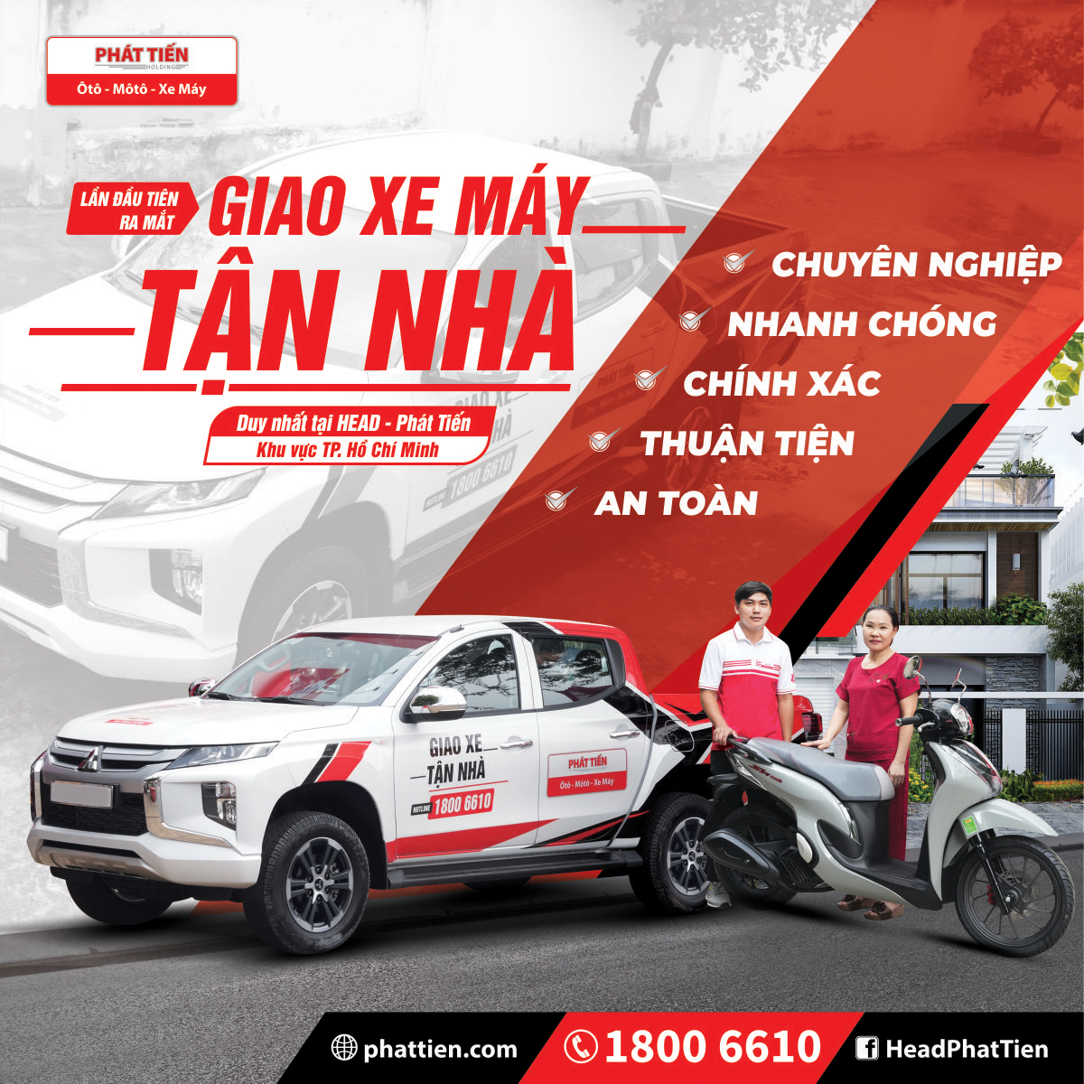 Gói Dịch vụ Giao xe tận nhà