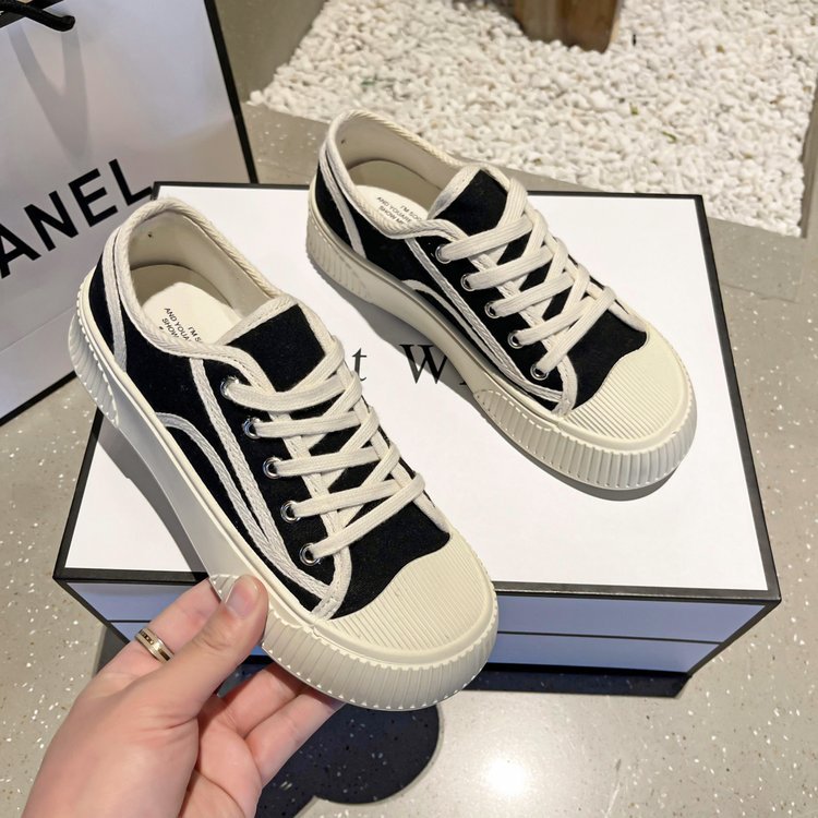 Giày Thể Thao Sneakers dây buộc đế độn 4cm Giày Fashion cá tính nhiều màu sắc