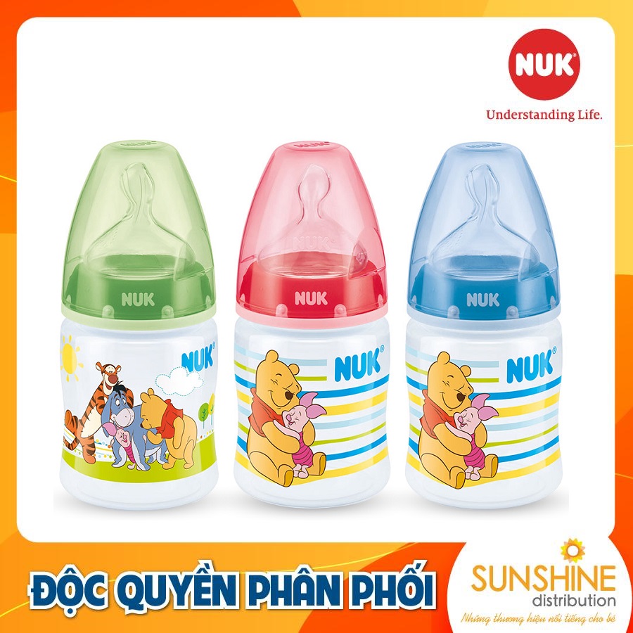 Bình sữa nuk premium choice+ nhựa pp 150ml núm ti s1 - m