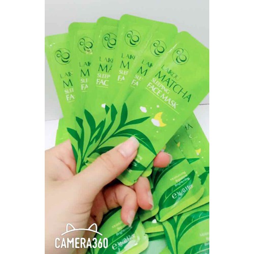[COMBO] 5 Gói Mặt Nạ Ngủ Trà Xanh Matcha Mud Mask Laikou