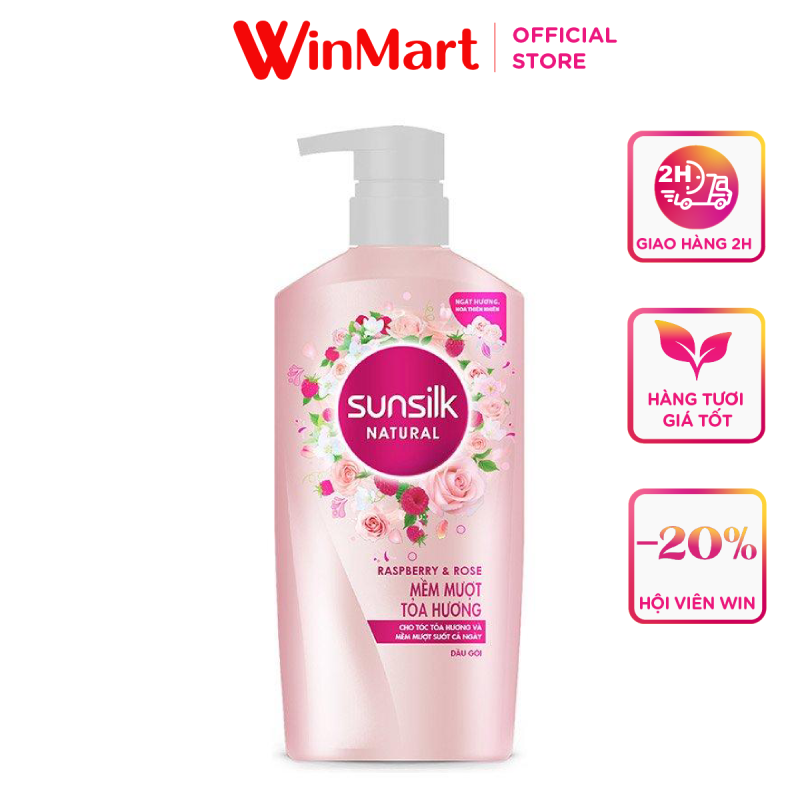 -Dầu gội Sunsilk mềm mượt tỏa hương 650g