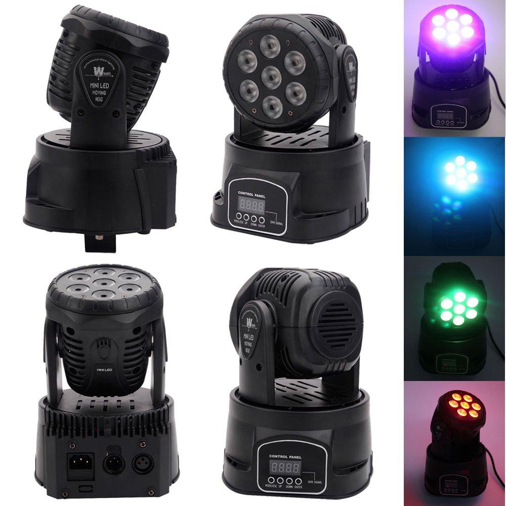 Đèn Moving head 7 Bóng LED - Đèn sân khấu Led moving head