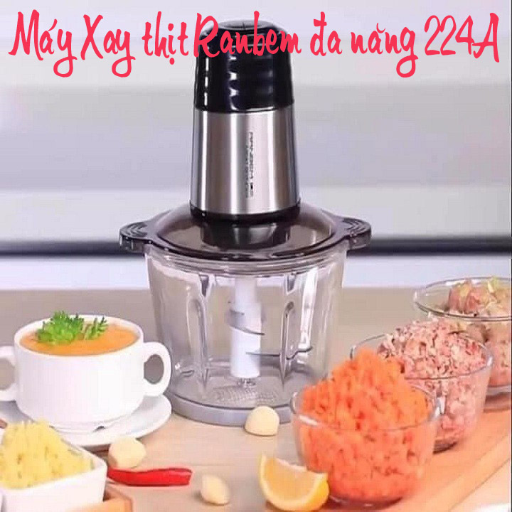 Máy xay thịt rau củ hạt... đa năng ranbem 224a-300w