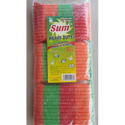 Combo 3 miếng rữa chén giá rẻ cà rốt